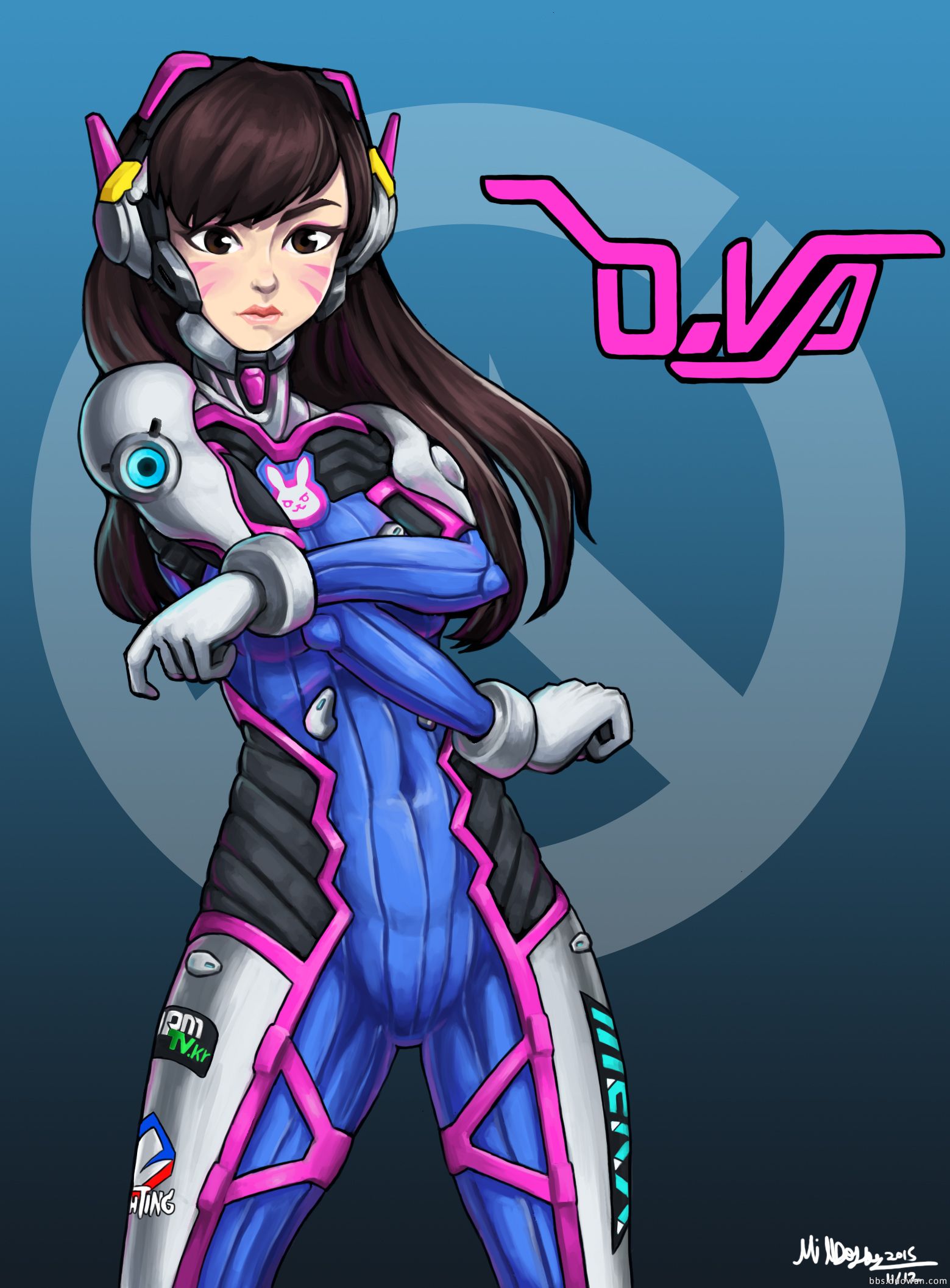 D.Va - Overwatch - Image by Qi Kou #2269678 - Zerochan Anime Image Board